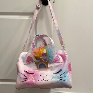 Pink Unicorn Cat Girls Bag